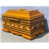 Image 3 : Velvet-Lined Wooden Jewelry Box