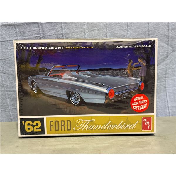 Sealed AMT '62 Ford Thunderbird 1/25 Scale Model Kit
