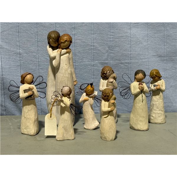 Lot of Assorted Willow Tree Angels