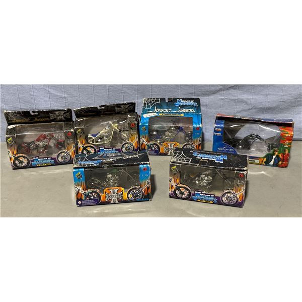 Lot of Assorted Diecast Motorcycles w/ West Coast Choppers, Muscle Machines, & More