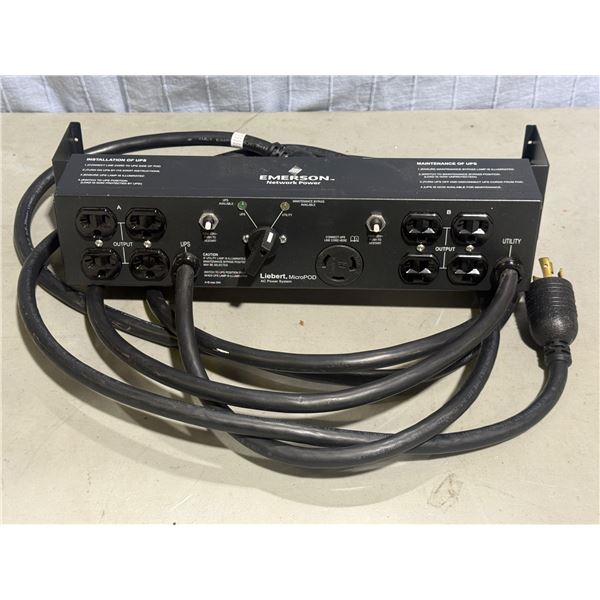 Emerson Liebert MicroPOD AC Power System