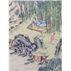 Image 3 : Framed Asian Silk Art