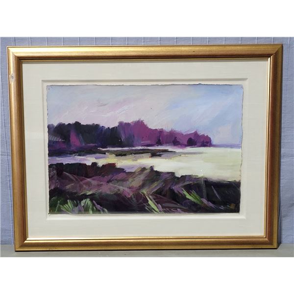 Framed Original Abstract Painting
