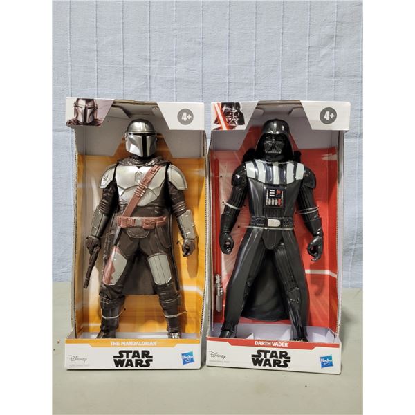 2 Sealed Hasbro Star Wars The Mandalorian & Darth Vader Action Figures