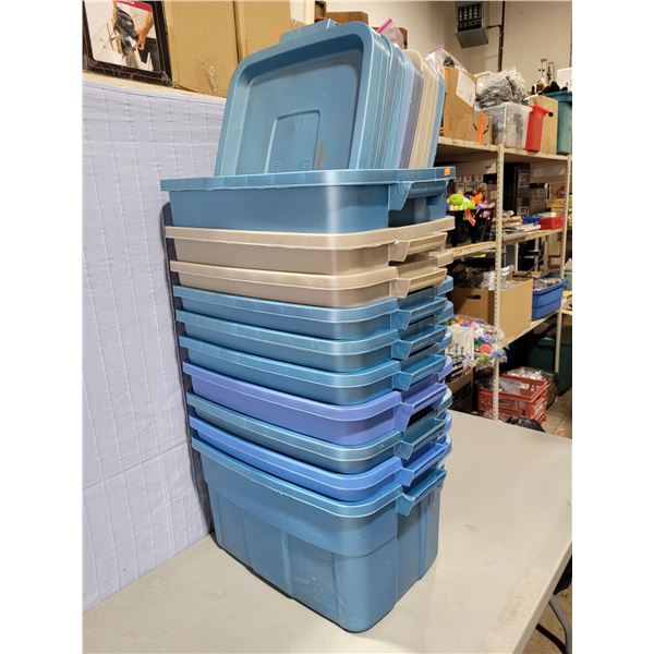 Lot of Storage Bins & Lids