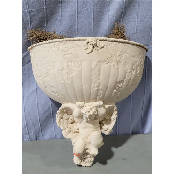 Wall-Mounted Cherub Planter