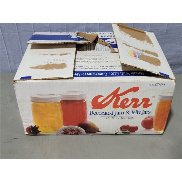 Kerr Decorated Jam & Jelly Jars