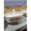 Image 3 : Lot of Assorted VHSs, Corning Ware, & Plastic Kitchen Cannisters