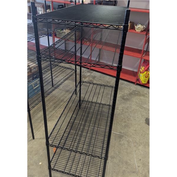 Black Wire Rack, 6ft x 2ft x 4ft