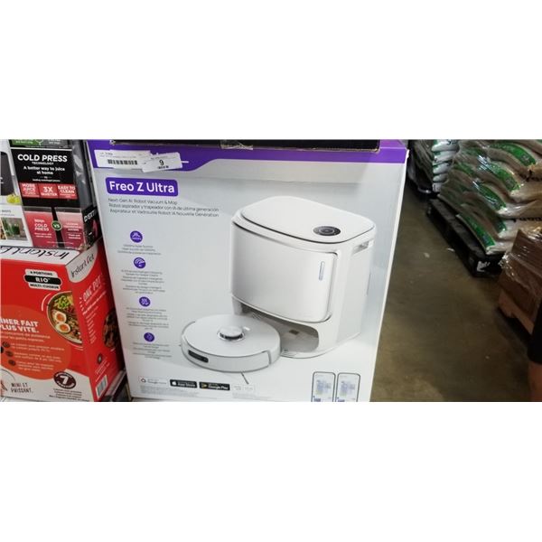 NEW SEALED NARWAL FREO Z ULTRA ROBOT VACUUM AND MOP - RETAIL $1499