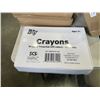 Image 1 : CASE OF 1000 WRAPED CRAYONS, 20 COLORS