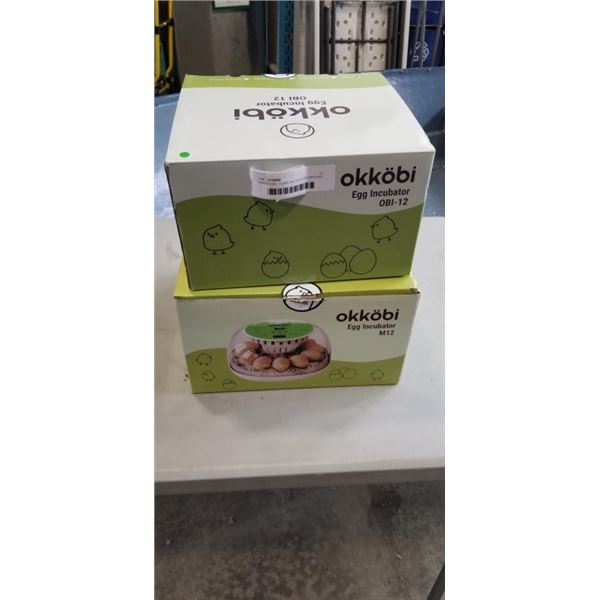 OKKOBI OBI-12 AND M12 EGG INCUBATORS