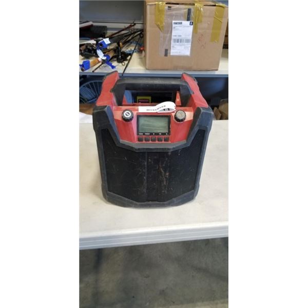 HILTI JOB SITE RADIO W/ BATTERY