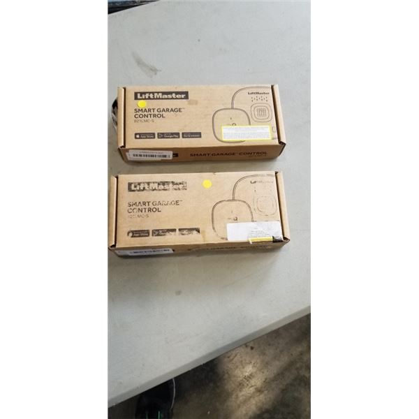 2 LIFTMASTER SMART GARAGE CONTROLS