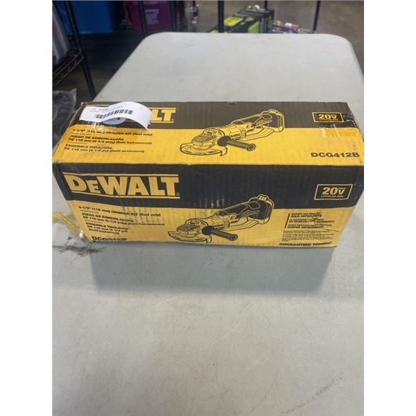 DEWALT 20V 4-1/2" GRINDER