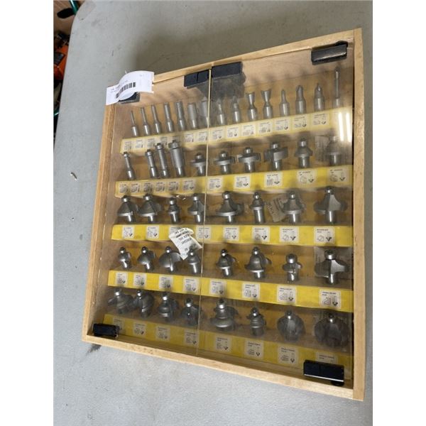 1/2" ROUTER BIT SET IN CASE
