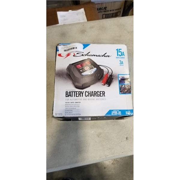 SCHUMACHER BATTERY CHARGER - WORKING