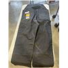 Image 1 : NEW CARHARTT 40x32 BLACK OVERALL PANTS