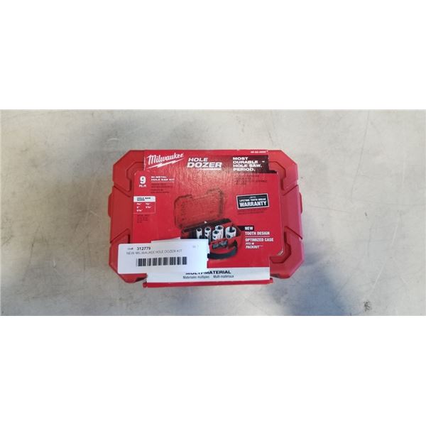 NEW MILWAUKEE HOLE DOZER KIT