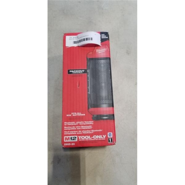 NEW MILWAUKEE M12 PACKOUT BLUETOOTH SPEAKER