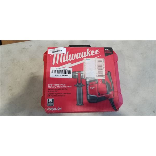NEW MILWAUKEE 5/8" SDS PLUS ROTARY HAMMER KIT