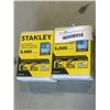 Image 1 : 2 NEW PACKS STANLEY 3/8" HEAVY DUTY STAPLES, 10,000 TOTAL