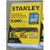Image 2 : 2 NEW PACKS STANLEY 3/8" HEAVY DUTY STAPLES, 10,000 TOTAL