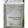 Image 2 : 4 BOXES OF NEW STIR STICKS