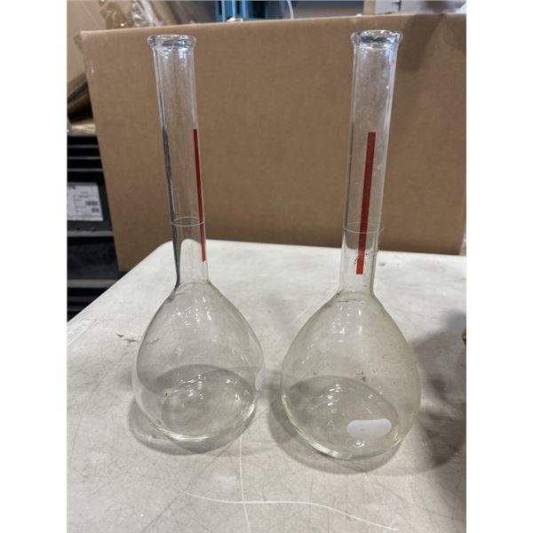6 PYREX 500 ML  FLASKS