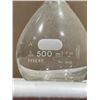 Image 2 : 6 PYREX 500 ML  FLASKS