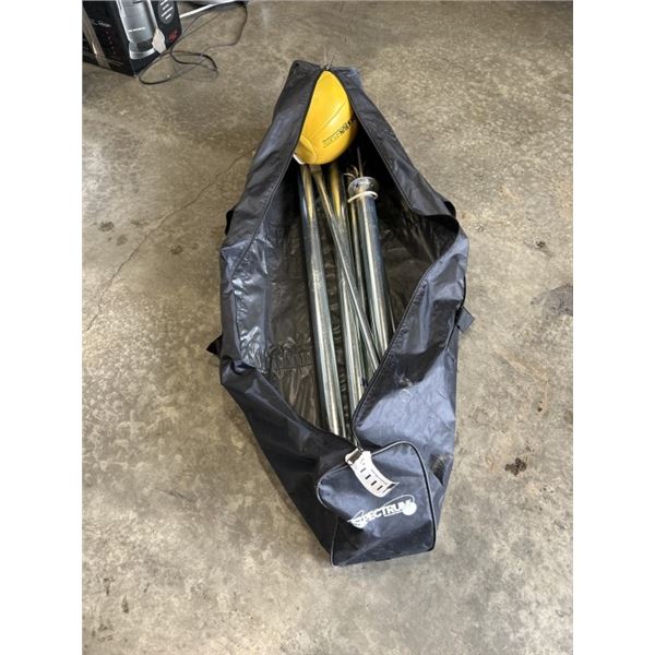 PORTABLE TETHERBALL SET UP
