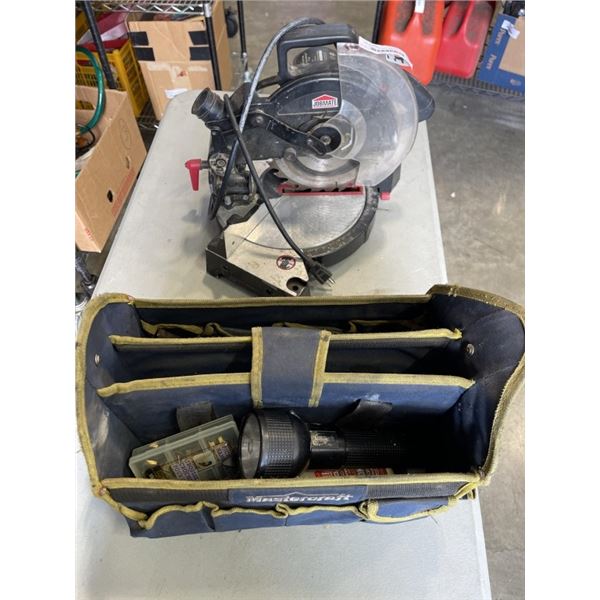 JOB MATE CHOP SAW AND MASTERCRAFT CARRY TOOL CASE