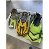 Image 1 : 3 PAIRS OF KIDS FLIPPERS