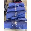 Image 1 : 40 BLUE FABRIC 4X8FT TRADESHOW OR BACKDROP CURTAINS