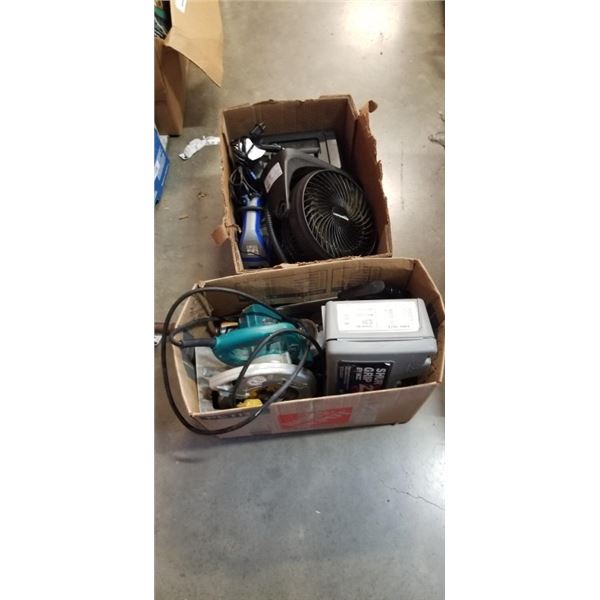 2 BOXES OF TOOLS