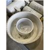 Image 5 : ASSORTED METAL STORAGE CANNISTERS, AIR TANK, ABS PLASTIC ENDS, LARGE ONE IS 14 INCH AND SET OF MANN 