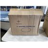 Image 2 : CASE OF THEO 3 COMPARTMENT CONTAINERS AND PAPER LIDS