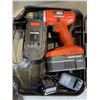 Image 2 : BLACK AND DECKER DRILL IN CASE W/ BATTERY AND PALM SANDER