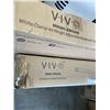 Image 2 : VIVO CLAMP ON DESK STABLIZER AND VIVO WHITE CLAMP ON ADJUSTIBLE KEYBOARD TRAY