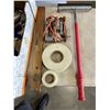 Image 3 : TRAY OF TOOLS INCLUDING BLACK & DECKER JIG SAW, LEVEL, SHOP TOOLS