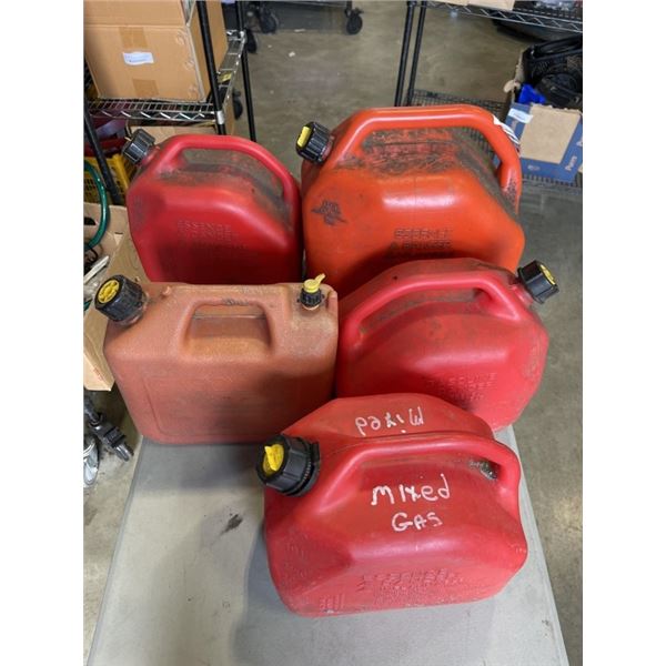 LOT OF JERRY CANS
