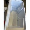 Image 3 : SLED, 2 LIFE JACKETS, AND COLEMAN COOLER