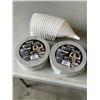 Image 4 : NEW WASHING MACHINE OUTLET BOX, TAPE ROLLS, FUNNELS, ETC
