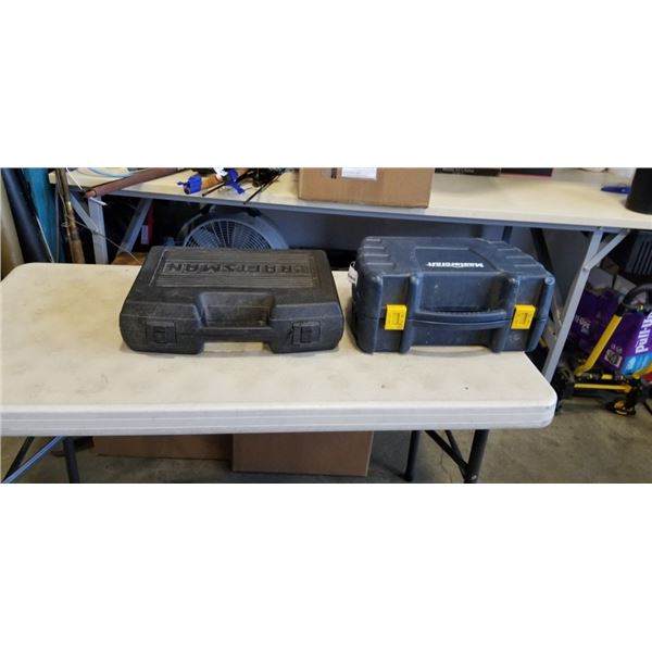MASTERCRAFT CASED BISCUIT JOINTER, AND CASED DRILL SET
