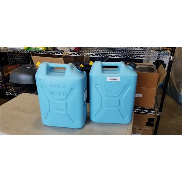 2 POTABLE WATER JUGS