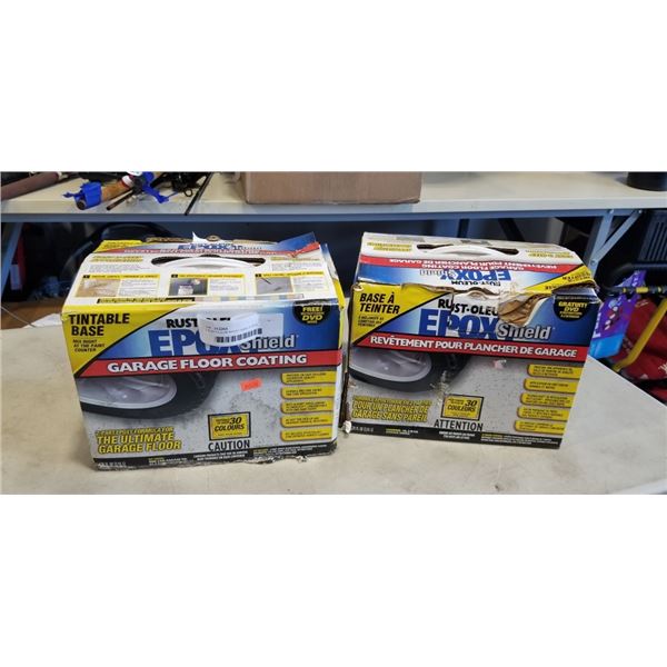 2 RUSTOLEUM EPOXY SHIELD KITS