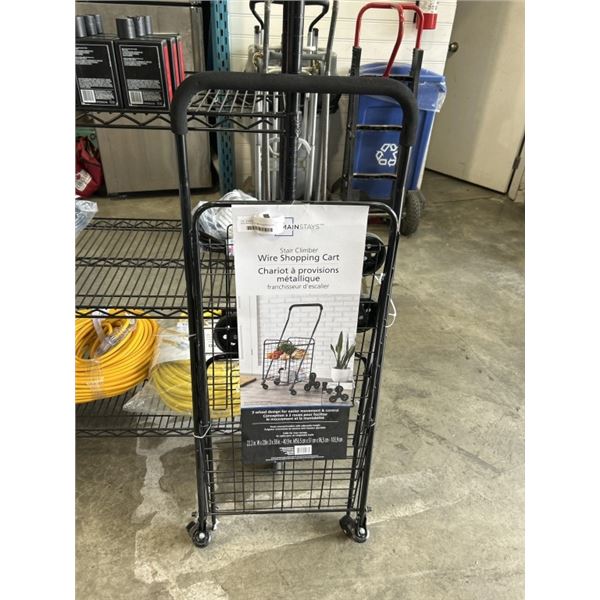 NEW MAINSTAYS WIRE SHOPPING CART