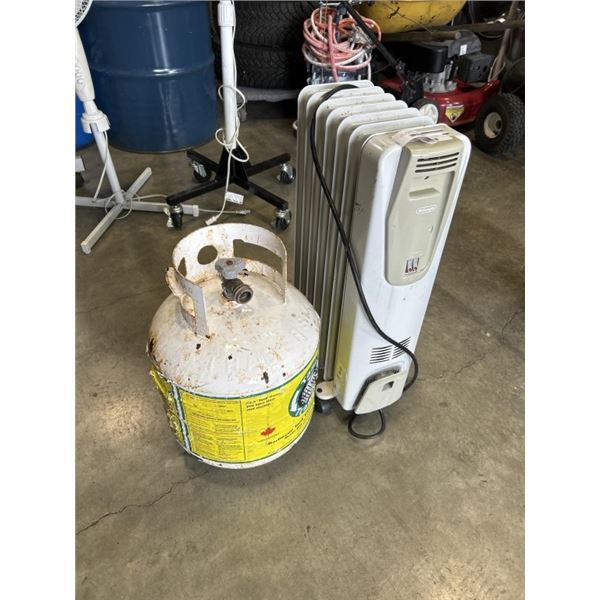 PROPANE TRADE A TANK AND OIL HEATER