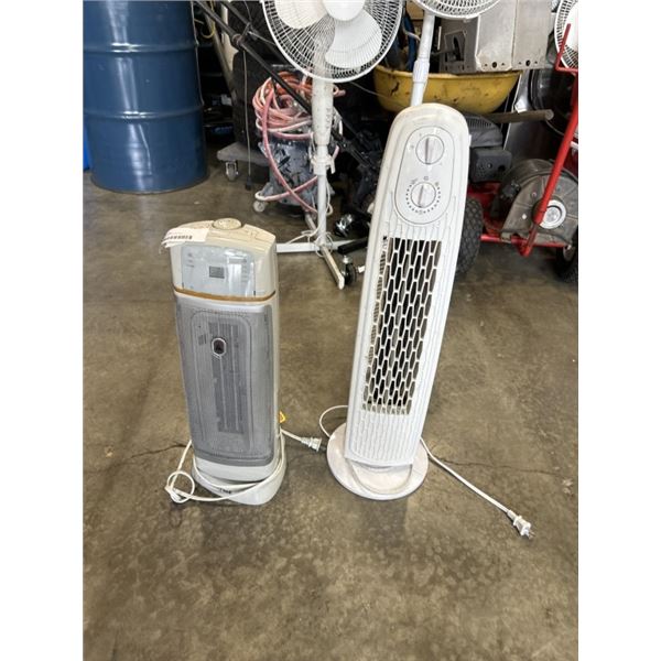 TOWER FAN AND HEATER