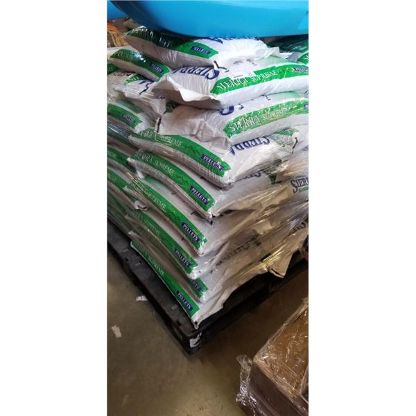 PALLET OF 30 NEW 40KG BAGS 100% NATURAL DOUGLAS FIR PELLETS